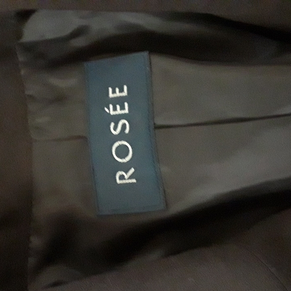 Rosée Womens Blazer size LARGE brown 6/10/22 tub2 - Picture 3 of 3